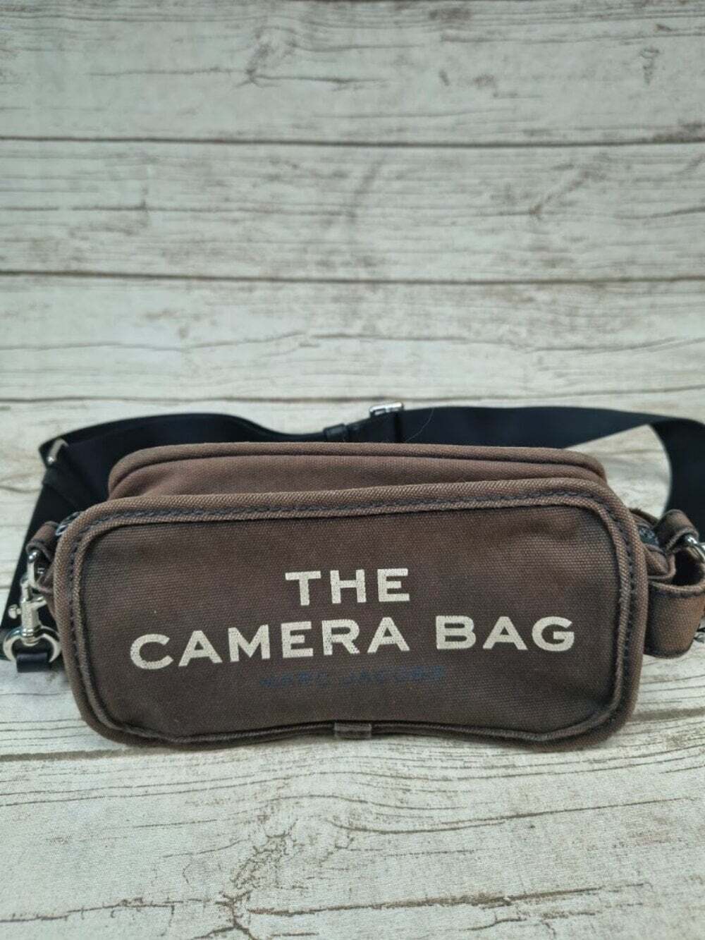 The Marc Jacobs Brown Canvas Camera Bag Crossbody